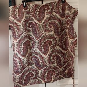 Like New POTTERY BARN EURO SHAM PAISLEY DESIGN